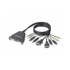 F1DL102PEA Belkin 2-Port KVM Switch-PS/2 2 x 1 2 x mini-DIN (PS/2) Keyboard 2 x mini-DIN (PS/2) Mouse 2 x HD-15 Video Desktop