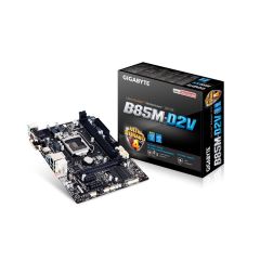 GA-B85M-D2V Gigabyte Motherboard CPU i3 i5 i7 LGA1150 Intel B85 DDR3 SATA3 USB 3