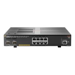 JL258A#ACE HPE Aruba 2930F 8G PoE+ 2SFP+ 8-Ports 8 x 10/100/1000 (PoE+) + 2 x 1 Gigabit / 10 Gigabit SFP+ L3 Managed Rack mountable Switch