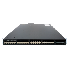 C1-WS3650-48FQ/K9 Cisco Catalyst 3650-48FQ 48-Ports 4 x 10 Gigabit SFP+ PoE+ Layer 2 Managed Rack-mountable 1U Network Switch