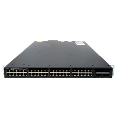 C1-WS3650-48FQM/K9 Cisco Catalyst 3650-48FQM 48-Ports 48 x 10/100/1000 (PoE+) + 4 x 10 Gigabit SFP+ Layer 3 Managed Rack-mountable 1U Network Switch