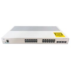 C1000-24FP-4X-L-RF Cisco Catalyst 1000 24-Ports 24x 10/100/1000 + 4x 10 Gigabit SFP+ Uplink PoE+ Layer 2 Managed Rack-Mountable Network Switch