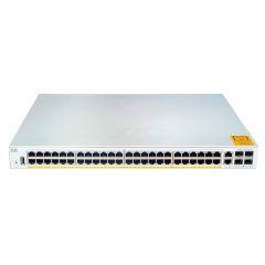C1000-48P-4X-L-RF Cisco Catalyst 1000 48-Ports 24x 10/100/1000 + 4x 10 Gigabit SFP+ Uplink PoE+ Layer 2 Managed Rack-Mountable Network Switch