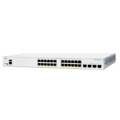 C1200-24FP-4G= Cisco Catalyst 1200 24-Ports 24 x 10/100/1000 + 4 x Gigabit Ethernet SFP PoE+ Layer 3 Managed Rack-Mountable Network Switch