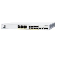 C1200-24P-4G Cisco Catalyst 1200 24-Ports 24 x 10/100/1000Base-T + 4 x 10 Gigabit SFP+ PoE+ Layer 3 Managed Rack-Mountable Network Switch