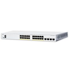 C1300-24FP-4X-RF Cisco Catalyst 1300 24-Ports 24 x 10/100/1000 + 4 x 10/100/1000/2500/5000/10000 SFP+ PoE+ Layer 3 Managed Rack-Mountable Network Switch