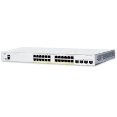 C1300-24P-4X-RF Cisco Catalyst 1300 24-Ports 24 x 10/100/1000 + 4 x 10/100/1000/2500/5000/10000 SFP+ PoE+ Layer 3 Managed Rack-Mountable Network Switch