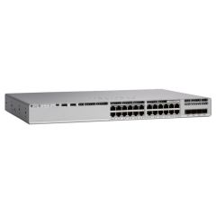 Cisco Catalyst 9200-24P Network Advantage 24-Ports PoE+ Smart Layer 3 Rack-mountable Network Switch