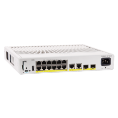 Cisco Catalyst 9200CX-12P-2X2G Network Essential 12-Ports 12x 10/100/1000 + 2x 10 Gigabit SFP+ Uplink PoE+ Layer 3 Managed Rack-Mountable Network Switch