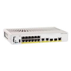 Cisco Catalyst 9200CX-12T-2X2G Network Essential 12-Ports 12 x 1000Base-T + 3 x 1000Base-T + 2 x 1 Gigabit / 10 Gigabit SFP+ Uplink UPOE+ Layer 3 Managed Rack-Mountable Network Switch