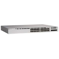Cisco Catalyst 9200L-24P-4X Network Essential 24-Ports 24 x 10/100/1000 (PoE+) + 4 x 10 Gigabit SFP+ Layer 3 Rack-mountable Network Switch