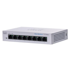 CBS110-8PP-D Cisco Business 110 8-Ports 4 x 10/100/1000 PoE+ Layer 2 Unmanaged Rack-Mountable Network Switch