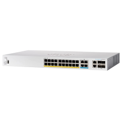CBS350-24MGP-4X-CN Cisco Business 350 26-Ports 20x 10/100/1000 + 4 x 2.5GE + 2 x 10G Copper/SFP+ Combo + 2 x 10G SFP+ PoE+ Layer 3 Managed Rack-Mountable Network Switch