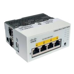 CMICR-4PC Cisco Catalyst CMICR-4PC 6-Ports 4 x 10/100/1000 + 1 x Gigabit SFP Uplink PoE+ Layer 2 Wall-Mountable Ethernet Micro Switch (Cisco Remanufactured)