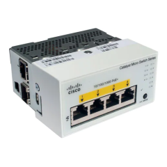 CMICR-4PS Cisco Catalyst CMICR-4PS 4-Ports 4 x 10/100/1000 + 2 x Gigabit SFP PoE+ Layer 2 Managed Wall-Mountable Network Switch