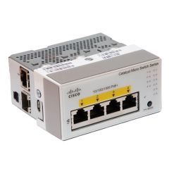 CMICR-4PT Cisco Catalyst CMICR-4PT 5-Ports 4 x 10/100/1000 + 1 x Combo Gigabit + 2 x USB-C PoE+ Layer 2 Micro Network Switch