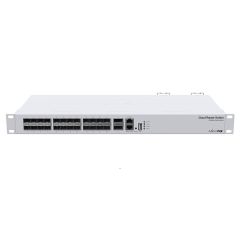 CRS326-24S+2Q+RM MikroTik 24-Ports 2-Ports QSFP+ 1-Port Fast Ethernet Layer-3 Gigabit Ethernet Switch