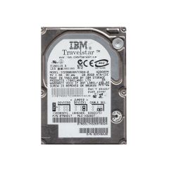 IC25N020ATCS04-0 IBM Travelstar 40GN 20GB 4200RPM ATA-100 2MB Cache 2.5-inch Hard Drive