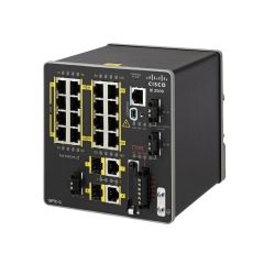 IE-2000-16PTC-G-L= Cisco Industrial Ethernet 2000-16PTC-G-L 18-Ports 16 X 10/100 (poe+) + 2 X Combo Gigabit SFP Managed Din Rail Mountable Network Switch