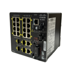 IE-2000-16TC-G-L-RF Cisco Industrial Ethernet 2000-16TC-G-L 20-Ports SFP Managed Din Rail Mountable Network Switch