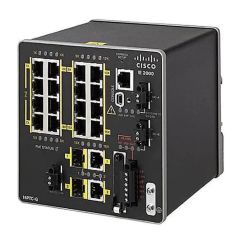 IE-2000-16TC-G-X Cisco Industrial Ethernet IE-2000-16TC-G-X 20-Ports Managed DIN Rail-Mountable Network Switch