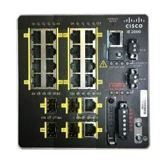 IE-2000-16TC-L-RF Cisco Industrial Ethernet 2000-16TC-L 20-Ports Layer 3 Managed DIN Rail-Mountable Network Switch