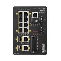 Cisco Industrial Ethernet 2000-8TC-G-B 10-Ports 8 x 10/100 + 2 x combo Gigabit SFP Managed Din Rail Mountable Network Switch