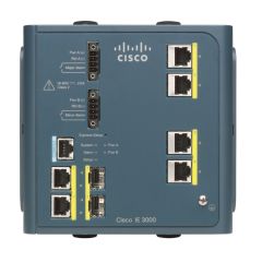IE-3000-4TC-RF Cisco IE-3000 4-Ports 4 x 10/100 + 2 x Combo Gigabit SFP Layer 3 Managed DIN Rail-Mountable Ethernet Switch