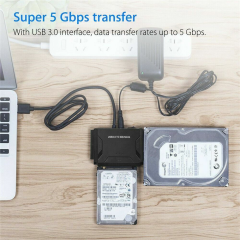 HS-USB-IDE-SATA Universal USB 3.0 to IDE & SATA Converter 2.5"& 3.5" External Hard Drive Adapter Kit
