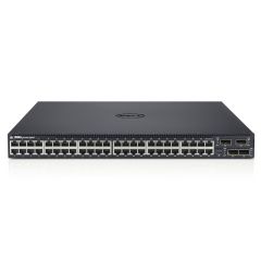 JDX09 Dell Force10 S50 48-Ports 10/100/1000Base-T + 4 x SFP PoE Layer 3 Managed Rack-mountable Ethernet Switch
