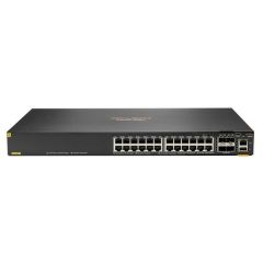 JL666A#ACE HPE Aruba 6300F 24-port 1GbE Class 4 PoE and 4-port SFP56 Network Switch