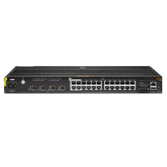 JL818A HPE Aruba 4100i 24-port 1GbE (20-port Class 4 POE and 4-port Class 6 POE) 4-port SFP+ Managed Switch
