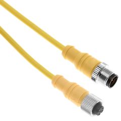 MDC-5MFP-20M Mencom Male/Female Straight 20M Nickel Plated Brass Cable