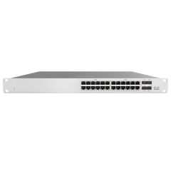 MS120-24-HW Cisco Meraki MS120-24 24-Ports 24 x 10/100/1000 + 4 x Gigabit SFP Managed Rack-mountable Network Switch Unclaimed