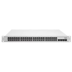 Cisco Meraki Cloud Managed MS225-48 48-Ports 4 x 10Gbit LAN SFP+ uplink, 48 x 1000Base-T RJ-45 Managed Rack-mountable 1U Network Switch Unclaimed