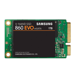 MZ-M6E1T0BW Samsung 860 EVO 1TB mSATA 6Gbps 1.8-inch Solid State Drive