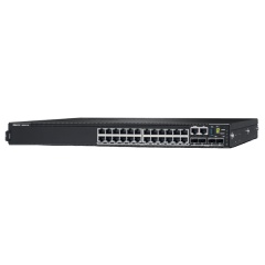Dell PowerSwitch N3224T-ON 24-Ports 2 x QSFP28 24 x 10/100/1000BASE-T 4 x SFP+ Layer 3 Managed Network Switch