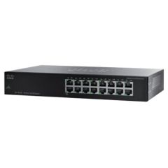 SF100-16-RF Cisco Small Business SF 100-16 16-Ports 16 x 10/100 Unmanaged Rack-Mountable Network Switch