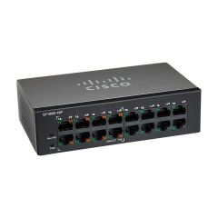 SF100D-16P-RF Cisco Small Business SF100D-16P 16-Port 10/100 PoE Desktop Unmanaged Network Switch