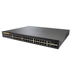 Cisco Small Business SF350-48P 48-Ports 48 x 10/100 (PoE+) + 2 x 10/100/1000 + 2 x combo Gigabit SFP Managed Rack-mountable 1U Network Switch