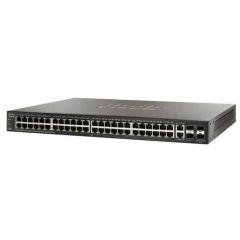 Cisco Small Business SF500-48MP 48-Ports 48 x 10/100 (PoE+) + 2 x 10 Gigabit SFP+ + 2 x combo 5Gb/10Gb Ethernet SFP+ Layer 3 Managed Rack-mountable 1U Network Switch