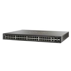 SF500-48MP-K9 Cisco Small Business SF500-48MP 48-Ports 48 x 10/100 (PoE+) + 2 x 10 Gigabit SFP+ + 2 x combo 5Gb/10Gb Ethernet SFP+ Layer 3 Managed Rack-mountable 1U Network Switch
