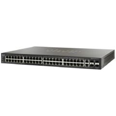 SF550X-48P-K9-NA Cisco Small Business SF550X-48P 48-Ports 48 x 10/100 (PoE+) + 2 x 10 Gigabit SFP+ (uplink) + 2 x combo 10GBase-T Layer 3 Managed Rack-mountable Network Switch