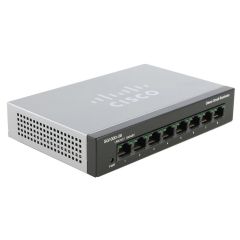 SG100D-08-K9-NA Cisco Small Business 100 8-Ports 10/100/1000Base-TX Layer 3 Unmanaged Wall-Mountable Network Switch