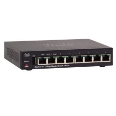 Cisco Small Business SG250-08 8-Ports Smart Layer 3 Rack-mountable 1U Network Switch