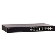 Cisco Small Business SG250X-24 24-Ports 24 x 10/100/1000 + 2 x 10 Gigabit Ethernet + 2 x 10 Gigabit SFP+ Layer 3 Managed Rack-mountable 1U Network Switch