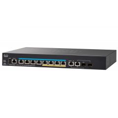 SG350-8PD-K9-NA Cisco Small Business SG350-8PD 8-Ports Layer 3 Managed Network Switch