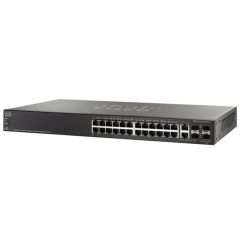 SG500-28 Cisco SG500-28 24-Ports 24 x 10/100/1000 + 2x Combo GE + 2x 1G/5G SFP Layer 3 Managed Rack-Mountable Network Switch