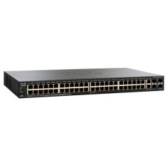 SG500-52-K9-NA-RF Cisco Small Business SG500-52 52-Ports 48 x 10/100/1000 + 2 x Combo Gigabit SFP + 2 x SFP Layer 3 Managed Rack-Mountable Network Switch