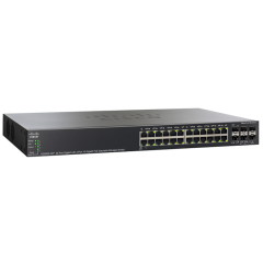 SG500X-24P-K9-NA-RF Cisco Small Business SG500X-24P 24-Ports 4 x SFP+ Layer 3 Managed Rack-mountable 1U Network Switch